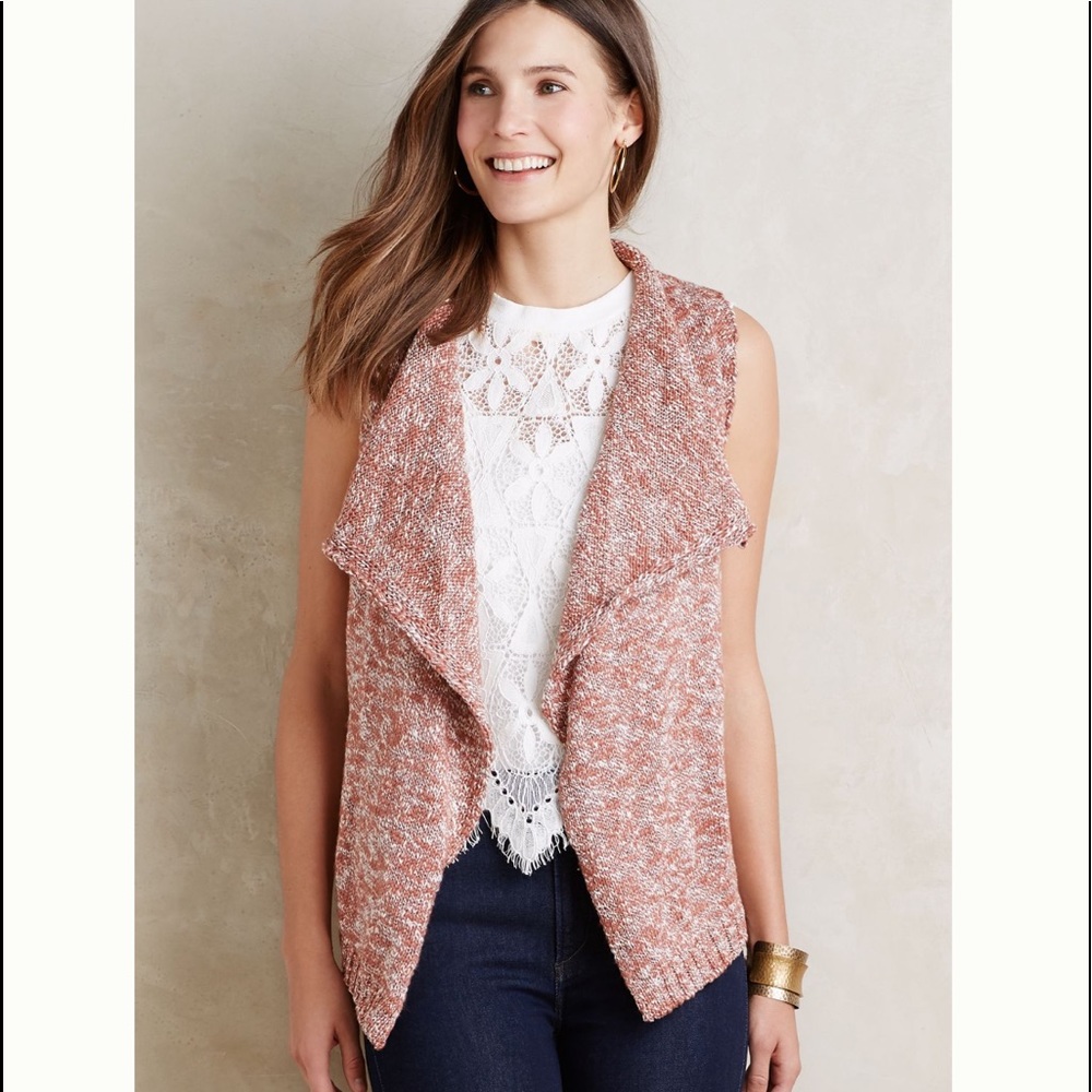 Knit vest from Anthropologie